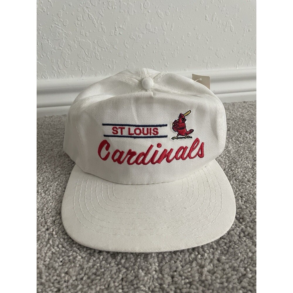Vintage St Louis Cardinals Hat Annco MLB Snapback White Cap Deadstock One Size